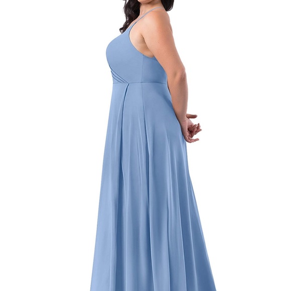 Azazie Davis Dress in Steel Blue - Picture 7 of 10